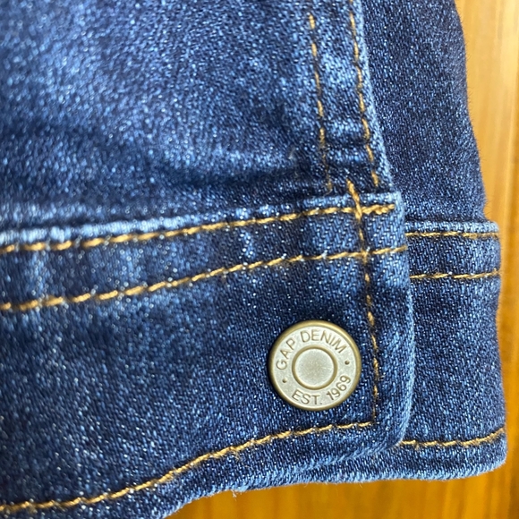 Gap button down denim dress - Picture 3 of 5